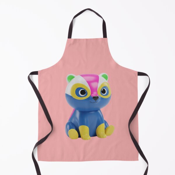 Aperçu de l'œuvre Jouet blaireau à miel super mignon : mascotte pop art vibrante, rendu 3D, design de dessin animé coloré pour enfants et jeux créée et vendue par bvdesignart.