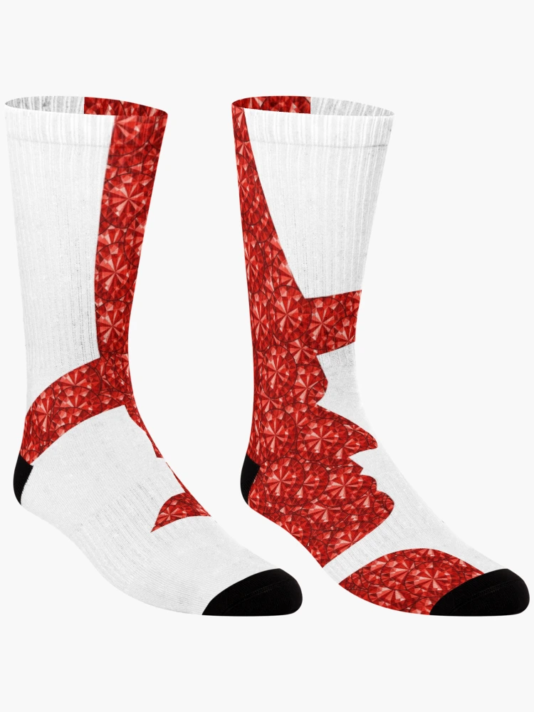 Thumbnail 3 of 5, Socks, Red Rhinestone Cowboy designed and sold by TheIconSmith.