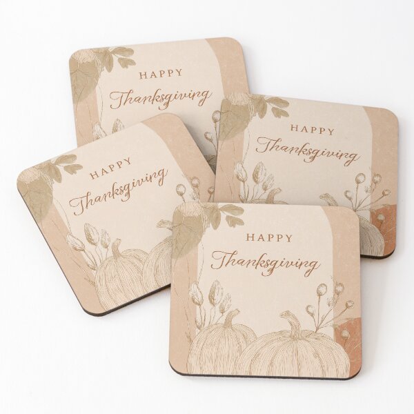 Item preview, Happy Thanksgiving – Soft Botanical Pumpkin Card designed and sold by BennyPuppy.