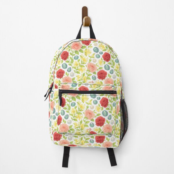 Item preview, Seamless June Floral & Gemstone Design designed and sold by BrushAndBreathe.