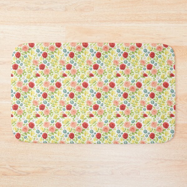 Item preview, Seamless June Floral & Gemstone Design designed and sold by BrushAndBreathe.