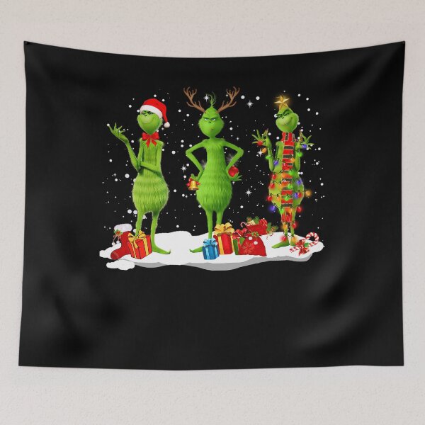 Item preview, Cartoon Retro Christmas Mischief Green designed and sold by ExcitingWright.