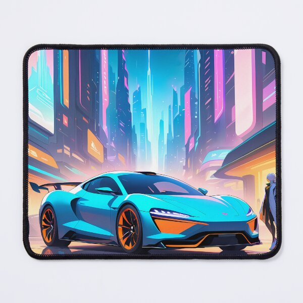 Item preview, Car Anime Vibes Futuristic Vibrant Scenes Dynamic Elements designed and sold by ART ATTACK ZONE.