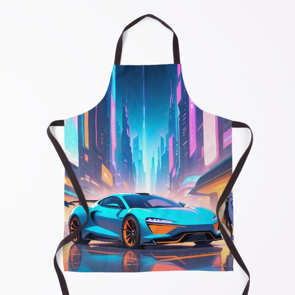 Item preview, Car Anime Vibes Futuristic Vibrant Scenes Dynamic Elements designed and sold by ART ATTACK ZONE.