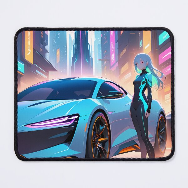 Item preview, Girl Anime Vibes Futuristic Vibrant Scenes Dynamic Elements designed and sold by ART ATTACK ZONE.