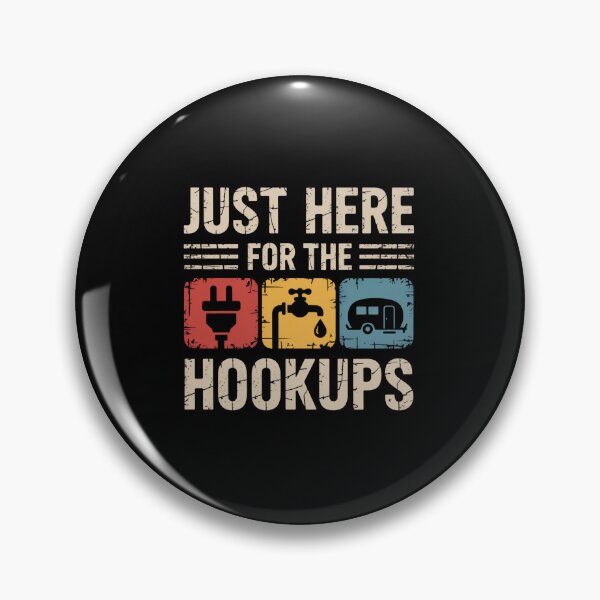 Item preview, I'M Just Here For The Hookups Camping  designed and sold by Patricsselin.