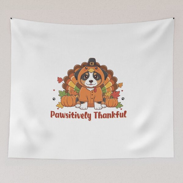 Item preview, Pawsitively Thankful Appenzeller Thanksgiving Cute Fall designed and sold by The Real Life Symphony.