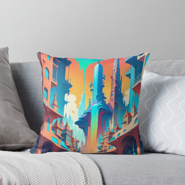Item preview, Surreal Anime Vibes Futuristic Vibrant Scenes Dynamic Elements designed and sold by ART ATTACK ZONE.