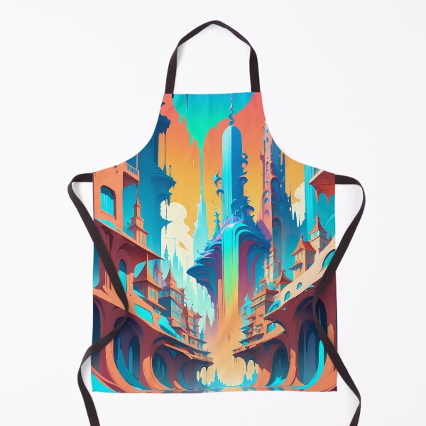 Item preview, Surreal Anime Vibes Futuristic Vibrant Scenes Dynamic Elements designed and sold by ART ATTACK ZONE.