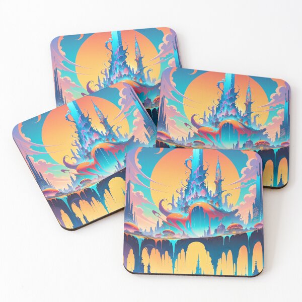 Item preview, Abstract Anime Vibes Futuristic Vibrant Scenes Dynamic Elements designed and sold by ART ATTACK ZONE.