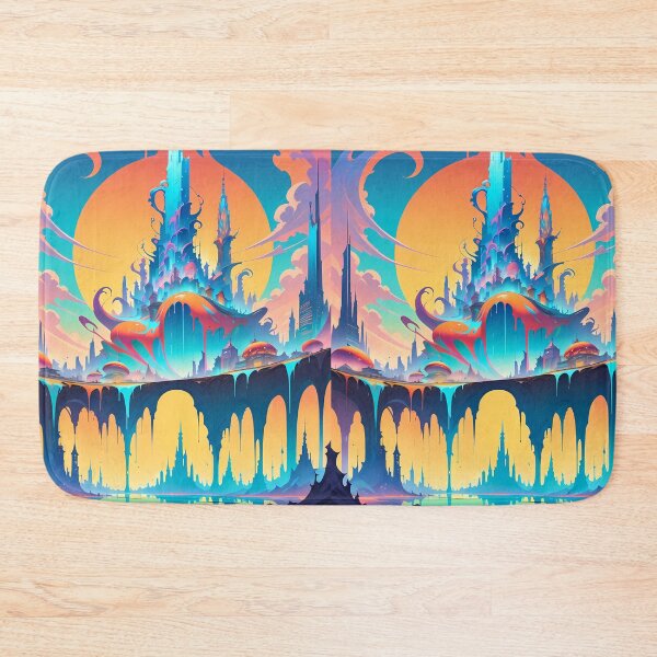 Item preview, Abstract Anime Vibes Futuristic Vibrant Scenes Dynamic Elements designed and sold by ART ATTACK ZONE.