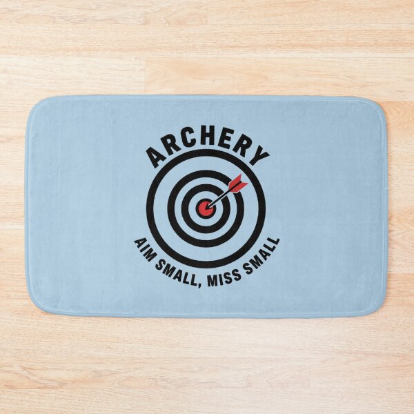 Item preview, Aim Small, Miss Small – Archery Precision Logo Design designed and sold by AnimeFlash_0.