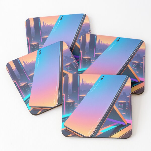Item preview, Architecture Anime Vibes Futuristic Vibrant Scenes Dynamic Elements designed and sold by ART ATTACK ZONE.