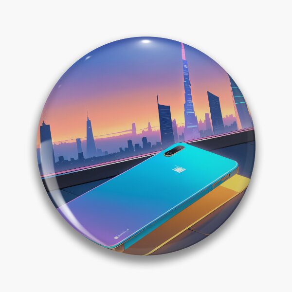 Item preview, Landscape Anime Vibes Futuristic Vibrant Scenes Dynamic Elements designed and sold by ART ATTACK ZONE.