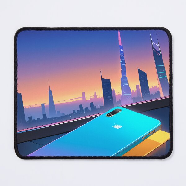 Item preview, Landscape Anime Vibes Futuristic Vibrant Scenes Dynamic Elements designed and sold by ART ATTACK ZONE.
