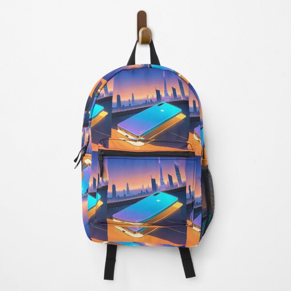 Item preview, Landscape Anime Vibes Futuristic Vibrant Scenes Dynamic Elements designed and sold by ART ATTACK ZONE.