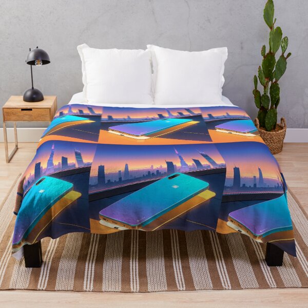 Item preview, Landscape Anime Vibes Futuristic Vibrant Scenes Dynamic Elements designed and sold by ART ATTACK ZONE.