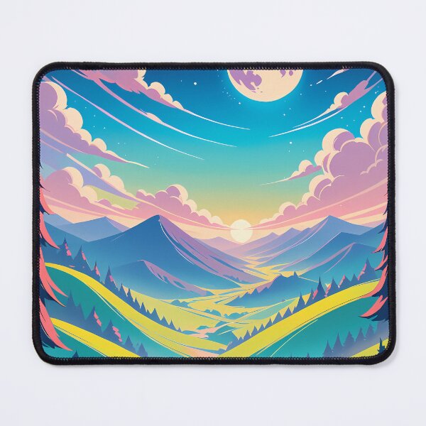 Item preview, Nature Anime Vibes Futuristic Vibrant Scenes Dynamic Elements designed and sold by ART ATTACK ZONE.