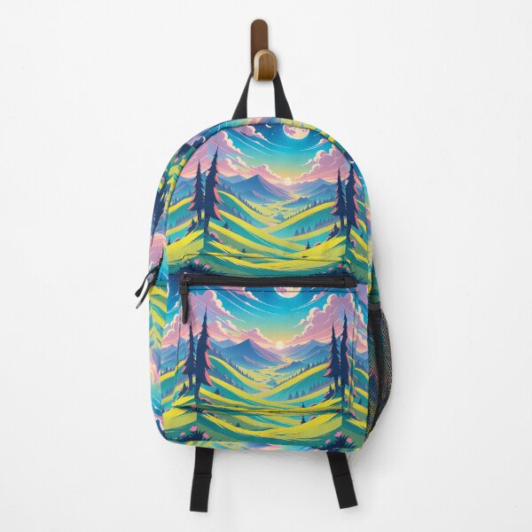 Item preview, Nature Anime Vibes Futuristic Vibrant Scenes Dynamic Elements designed and sold by ART ATTACK ZONE.