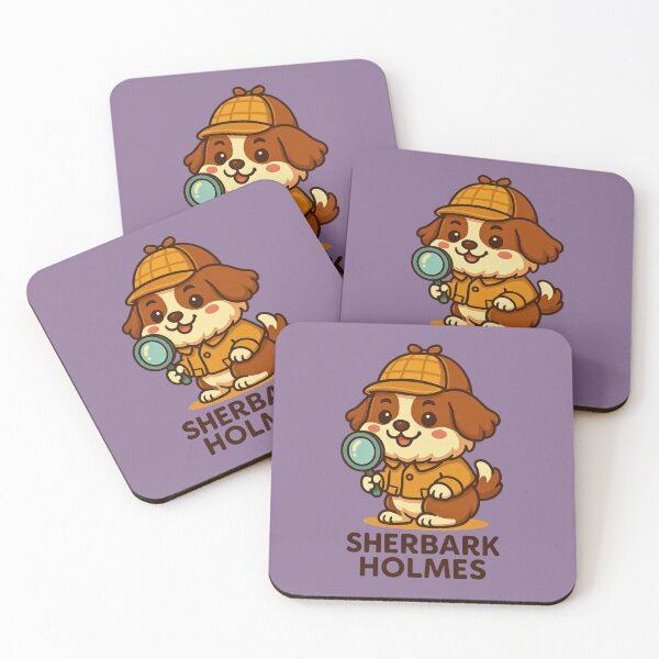 Item preview, Sherbark Holmes – Funny Detective Dog Cartoon Design designed and sold by Dezpro.