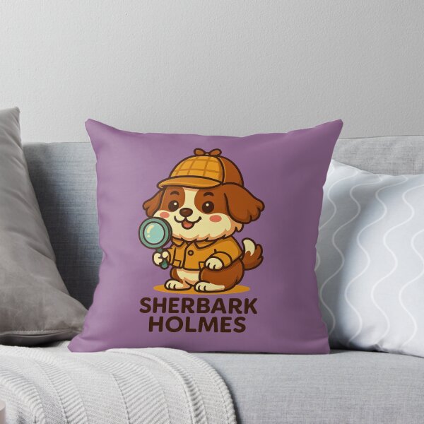 Item preview, Sherbark Holmes – Funny Detective Dog Cartoon Design designed and sold by Dezpro.