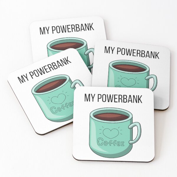 Item preview, Funny Coffee Mug – My Powerbank Coffee designed and sold by D-T-Official.