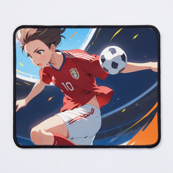 Item preview, Soccer Anime Vibes Futuristic Vibrant Scenes Dynamic Elements designed and sold by ART ATTACK ZONE.