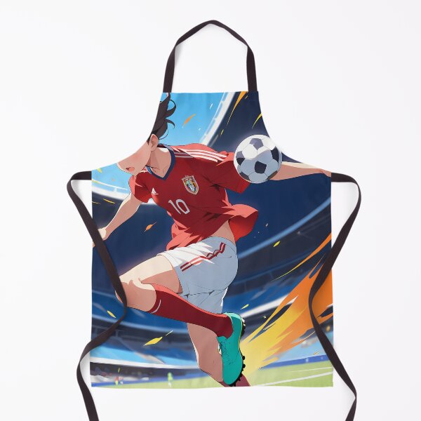 Item preview, Soccer Anime Vibes Futuristic Vibrant Scenes Dynamic Elements designed and sold by ART ATTACK ZONE.