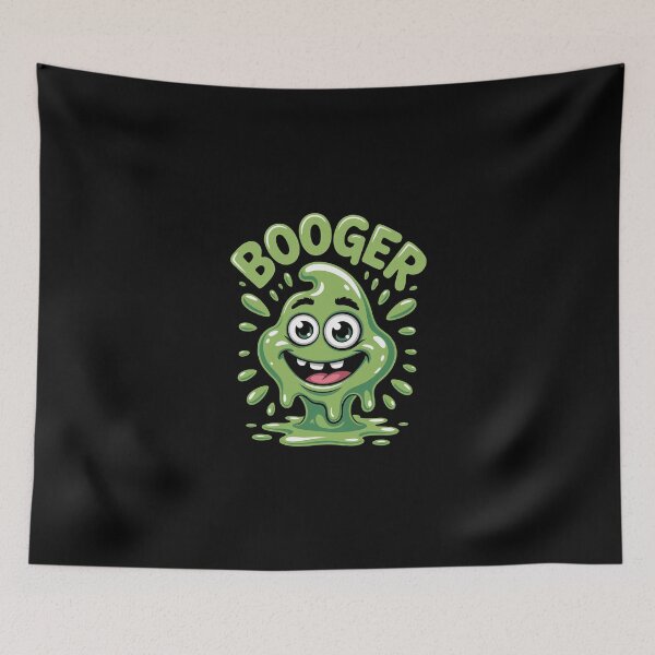 Item preview, A Slimy, Goofy Booger Monster Ready for Halloween Fun designed and sold by 89BLACK.