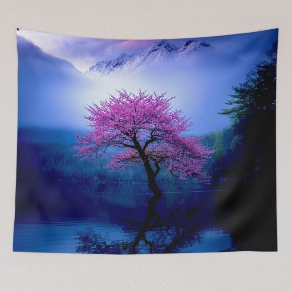 Item preview, Serene Cherry Blossom Reflection designed and sold by Exodoi.