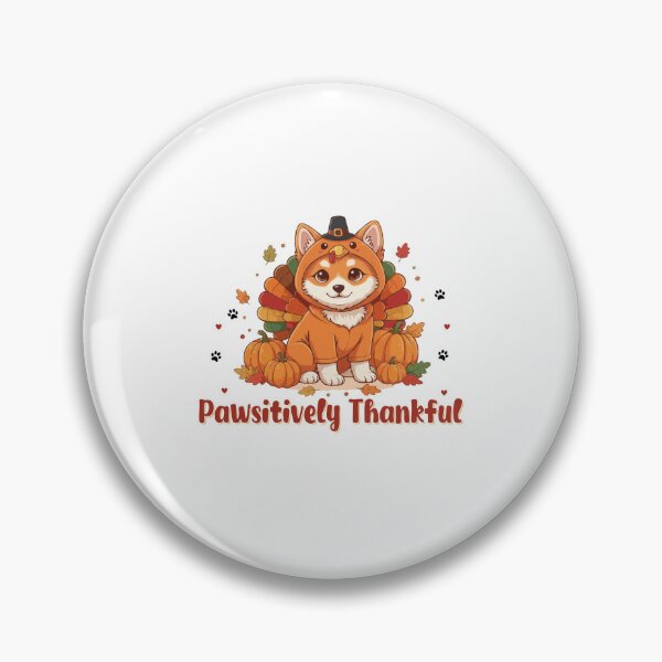 Item preview, Pawsitively Thankful Finnish Spitz Thanksgiving Cute Fall designed and sold by The Real Life Symphony.
