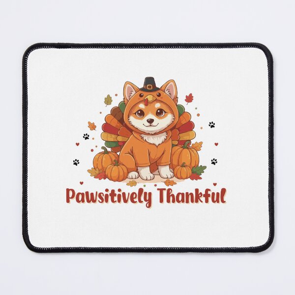 Item preview, Pawsitively Thankful Finnish Spitz Thanksgiving Cute Fall designed and sold by The Real Life Symphony.