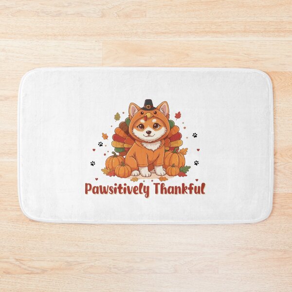 Item preview, Pawsitively Thankful Finnish Spitz Thanksgiving Cute Fall designed and sold by The Real Life Symphony.