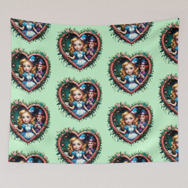 Item preview, Alice in wonderland Fairytale Heart designed and sold by Digiheart.