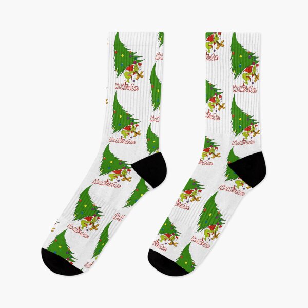 Item preview, Christmas Mischief Cartoon Retro Green designed and sold by ExcitingWright.