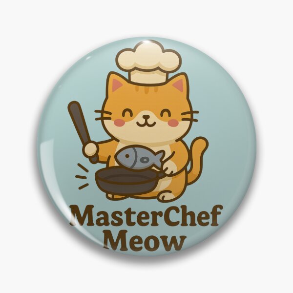 Item preview, MasterChef Meow – Funny Chef Cat Cartoon Design designed and sold by Dezpro.