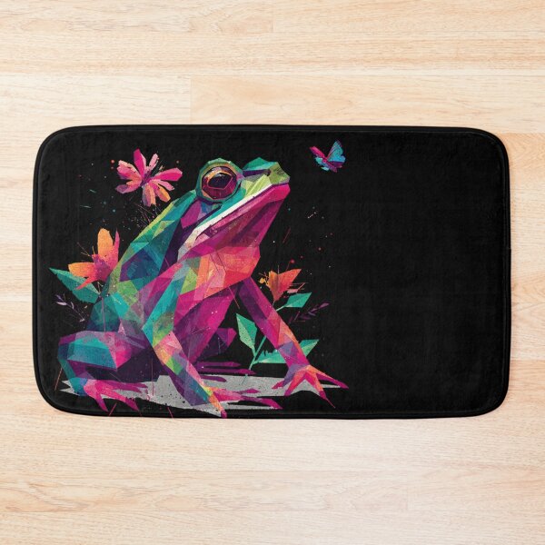 Item preview, Horned Toad Polygonal | Geometric Reptile Art | Vibrant Low Poly Style designed and sold by CrunchyGoats.