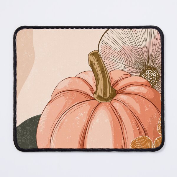 Item preview, Soft Pumpkin & Florals – Minimal Thanksgiving Card designed and sold by BennyPuppy.