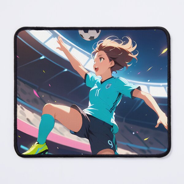 Item preview, Soccer Girl Vibes Futuristic Vibrant Scenes Dynamic Elements designed and sold by ART ATTACK ZONE.