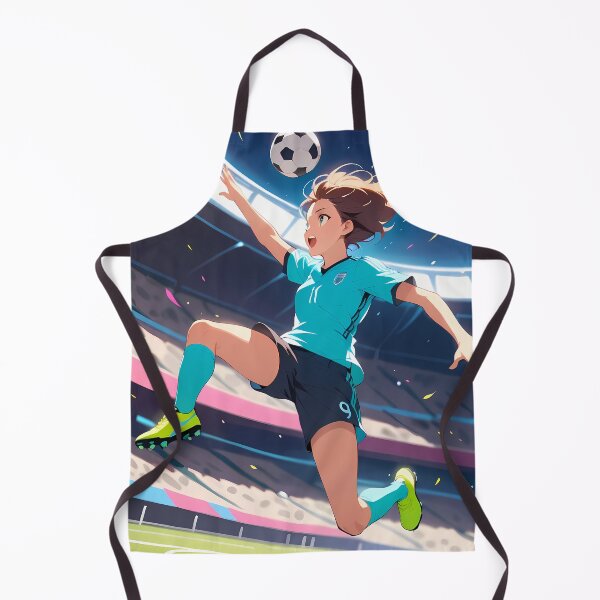 Item preview, Soccer Girl Vibes Futuristic Vibrant Scenes Dynamic Elements designed and sold by ART ATTACK ZONE.