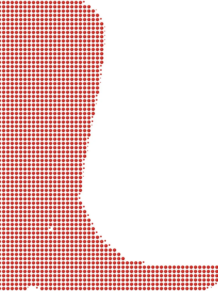 Thumbnail 4 of 4, iPhone Case, Red Rhinestone  Cowboy Boot Color designed and sold by TheIconSmith.