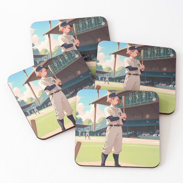Item preview, Baseball Anime Vibes Futuristic Vibrant Scenes Dynamic Elements designed and sold by ART ATTACK ZONE.