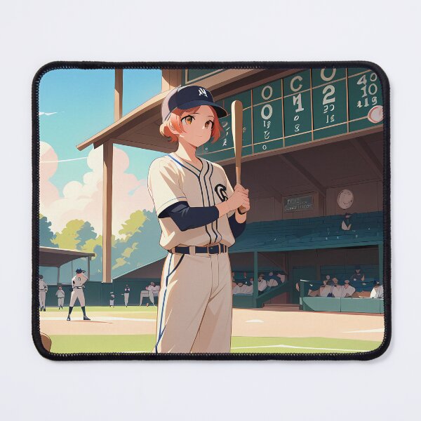 Item preview, Baseball Anime Vibes Futuristic Vibrant Scenes Dynamic Elements designed and sold by ART ATTACK ZONE.