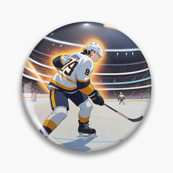 Item preview, Hockey Anime Vibes Futuristic Vibrant Scenes Dynamic Elements designed and sold by ART ATTACK ZONE.