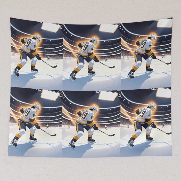 Item preview, Hockey Anime Vibes Futuristic Vibrant Scenes Dynamic Elements designed and sold by ART ATTACK ZONE.