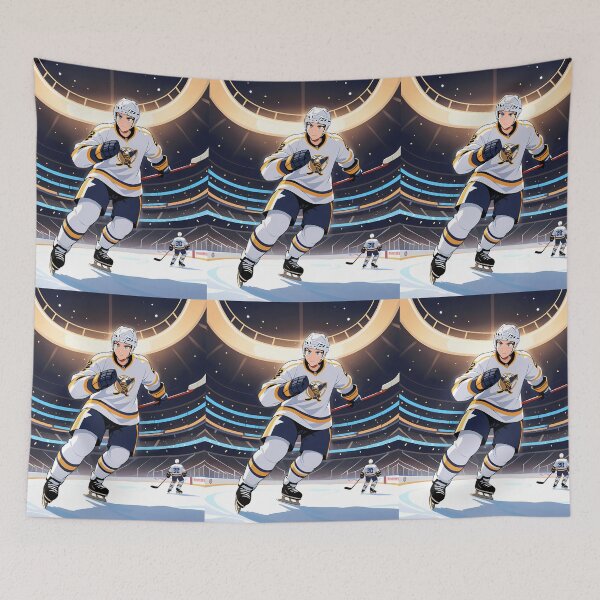 Item preview, IceHockey Anime Vibes Futuristic Vibrant Scenes Dynamic Elements designed and sold by ART ATTACK ZONE.