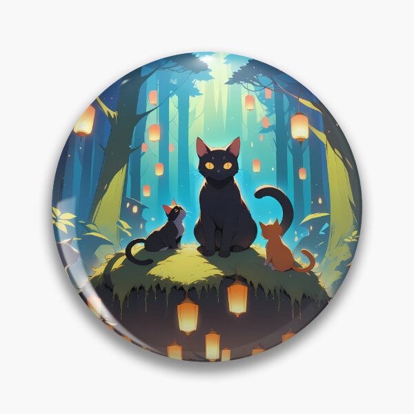 Item preview, Cats  Anime Vibes Futuristic Vibrant Scenes Dynamic Elements designed and sold by ART ATTACK ZONE.