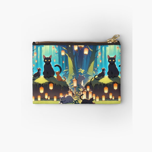 Item preview, Cats  Anime Vibes Futuristic Vibrant Scenes Dynamic Elements designed and sold by ART ATTACK ZONE.