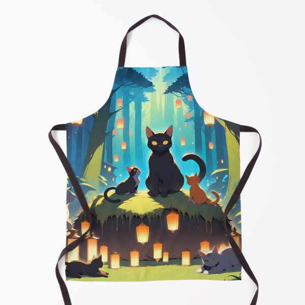 Item preview, Cats Anime Vibes Futuristic Vibrant Scenes Dynamic Elements designed and sold by ART ATTACK ZONE.