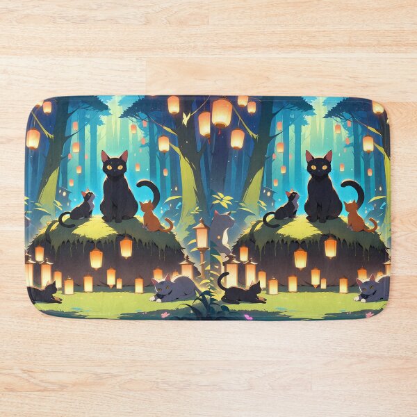 Item preview, Cats  Anime Vibes Futuristic Vibrant Scenes Dynamic Elements designed and sold by ART ATTACK ZONE.